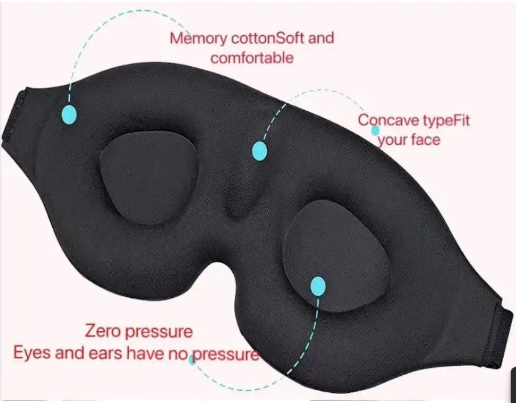 3D Memory Foam Sleep Eye Mask_4